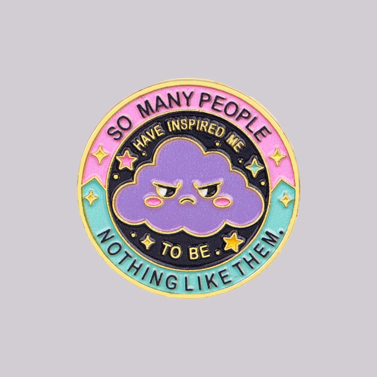 SO MANY PEOPLE Enamel Pin Cloud Quotes Brooch Lapel Pins Badge on Backpack Clothing Accessories Fashion Jewelry Friends Gifts