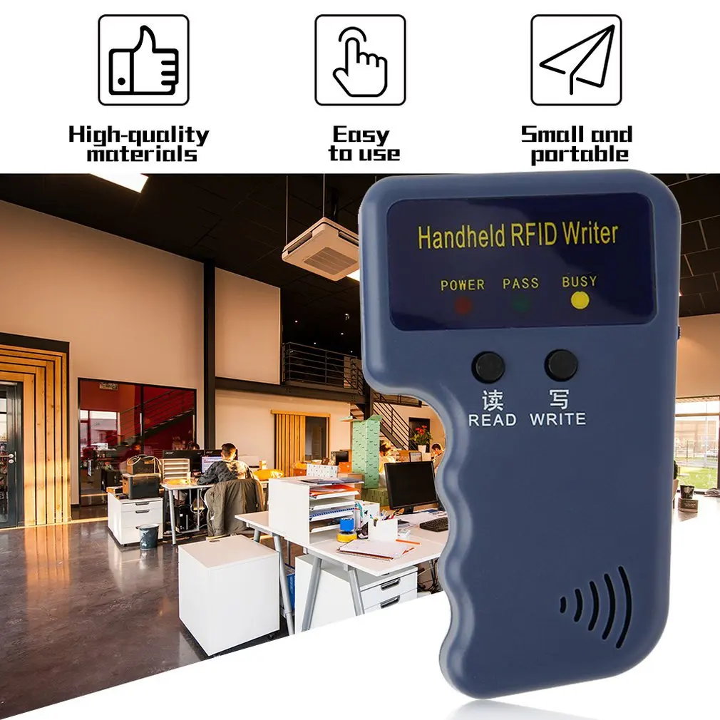 125KHz RFID Programmer Duplicator Copier Writer Reader Writer ID Card Cloner & key Reader Match Writable EM4305 ID Key Cards