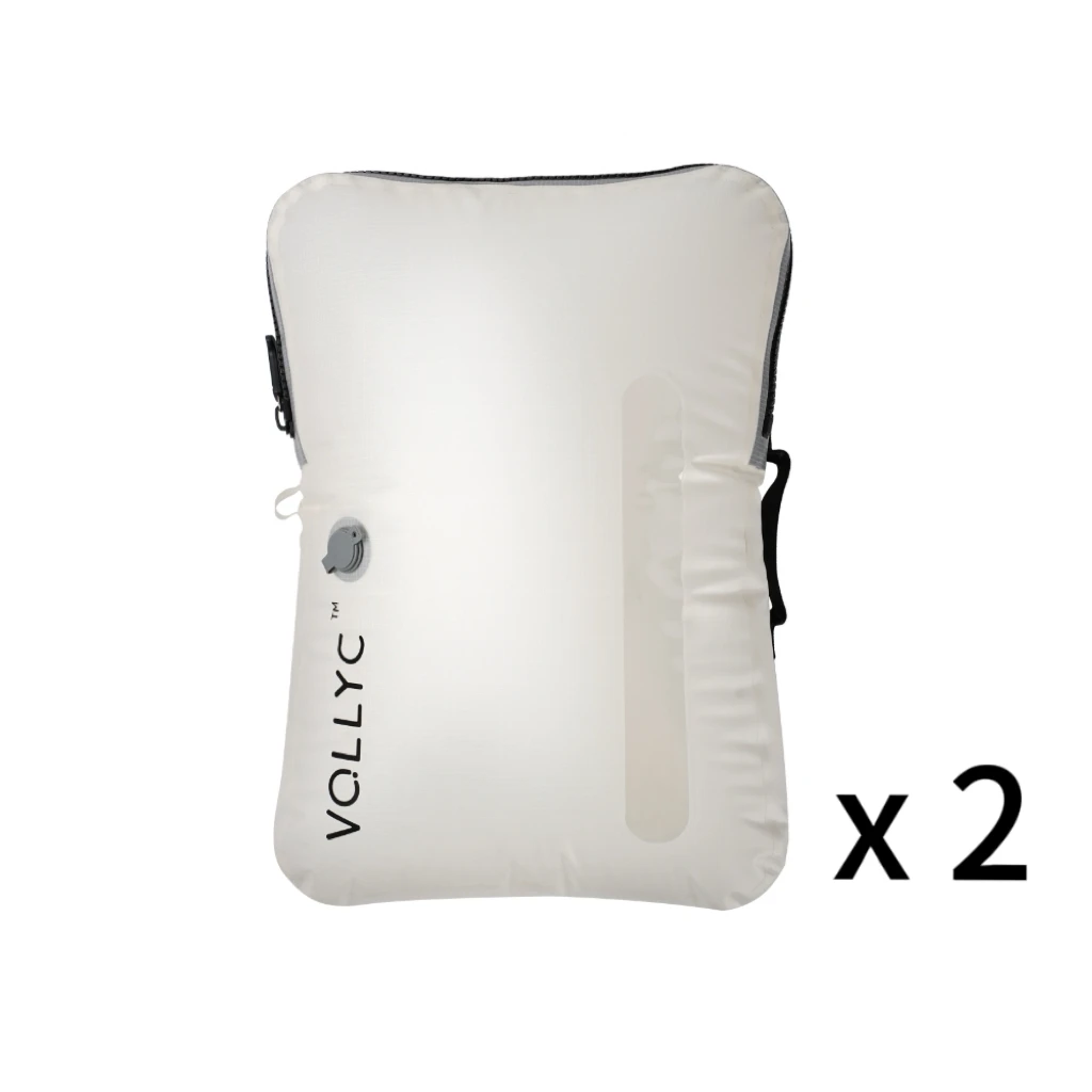 FLEXTAIL X VOLLYC EZYPACK - 25L vacuüm opbergtas, herbruikbare kledingopbergtas, reisrugzak bagagetas, 85% compressie