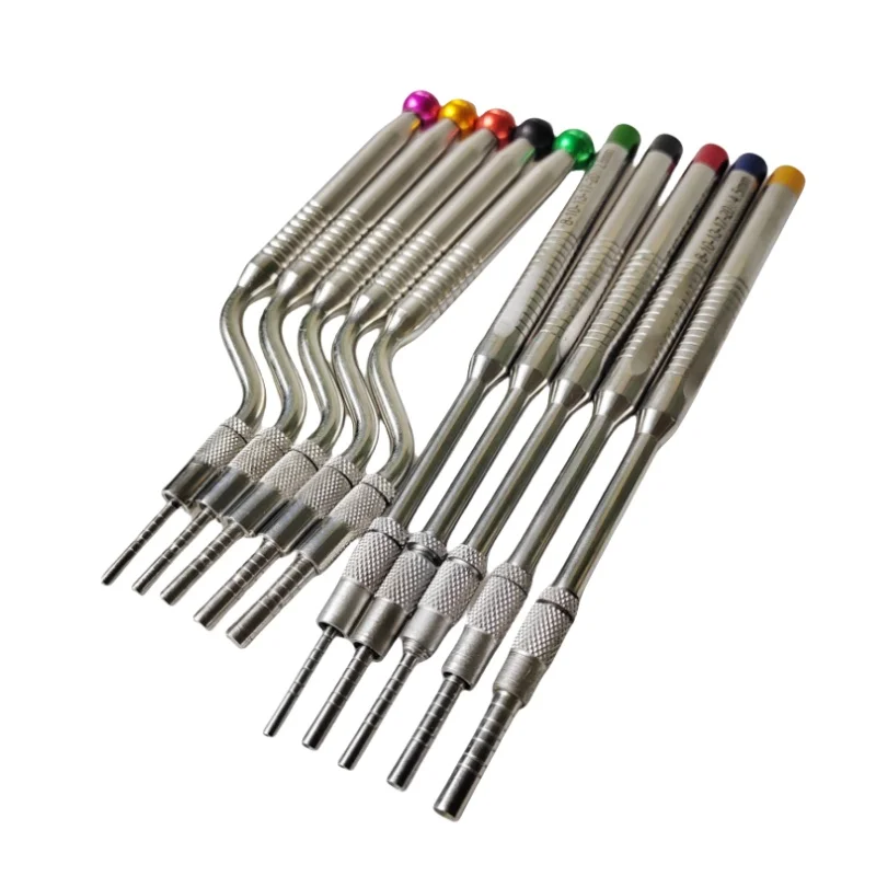 5Pcs Dental Implant Osteotome Instrument, Mandibular Sinus Elevator, Tooth Extraction Tool Maxillary Sinus Lift