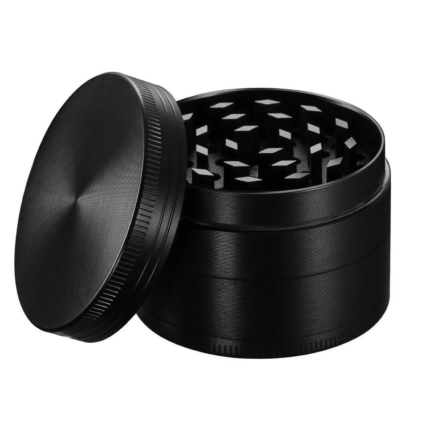 50mm Zinc Alloy Smoke Grinder Tobacco Grinder Herb Spice Grinding Tool Smoke Cigarette Herbal Crusher Mill Smoking Accessories