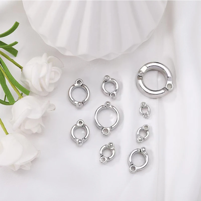 Parrot Leg Ring Stainless Steel Pet Bird Leg Ring Outdoor Flight Training Activity Anti Loss Open Leg Ring Foot Ring Chain - Image 4