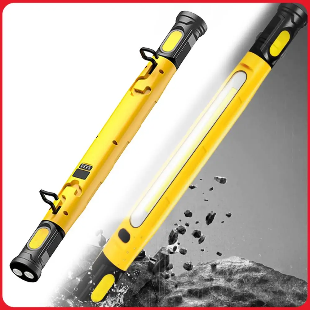 

Магнитный рабочий фонарь 5200 мАч, перезаряжаемый, беспроводной, для освещения под капотом, на стройплощадке, для инспекций, мастерских, в экстренных случаях