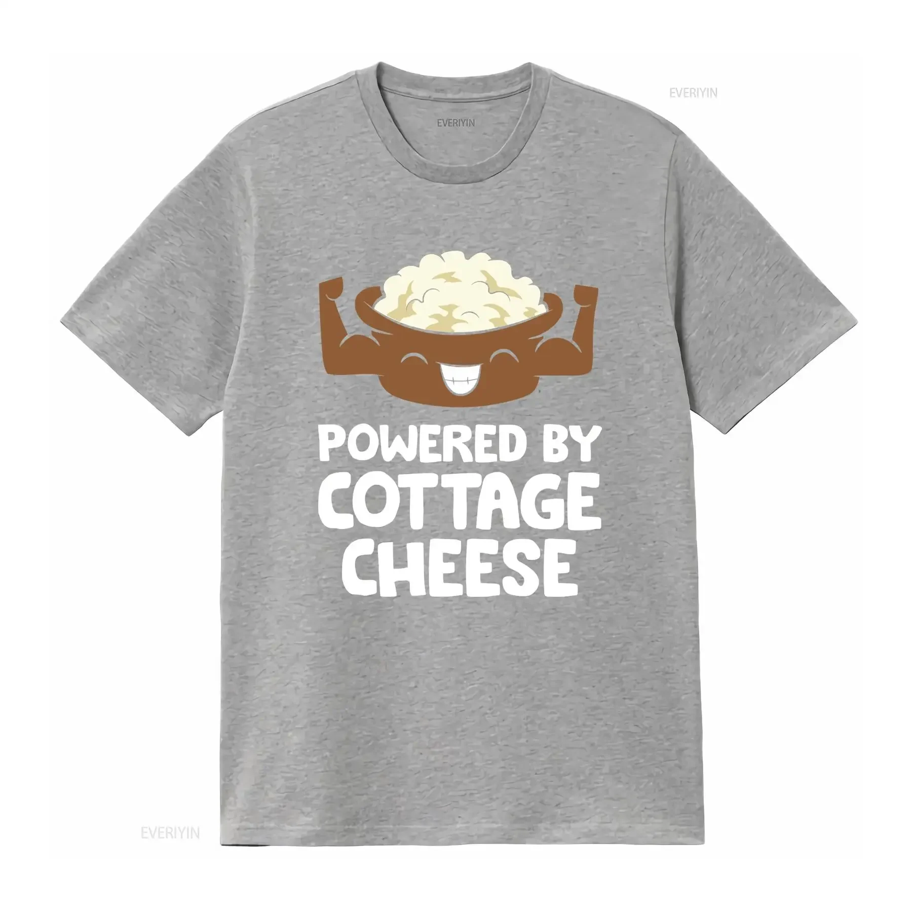 تي شيرت مدعوم من Cottage Cheese تي شيرت عتيق مغسول وممتد ملابس مصممة قليلاً ومتعددة الاستخدامات وأنيقة وقابلة للتنفس