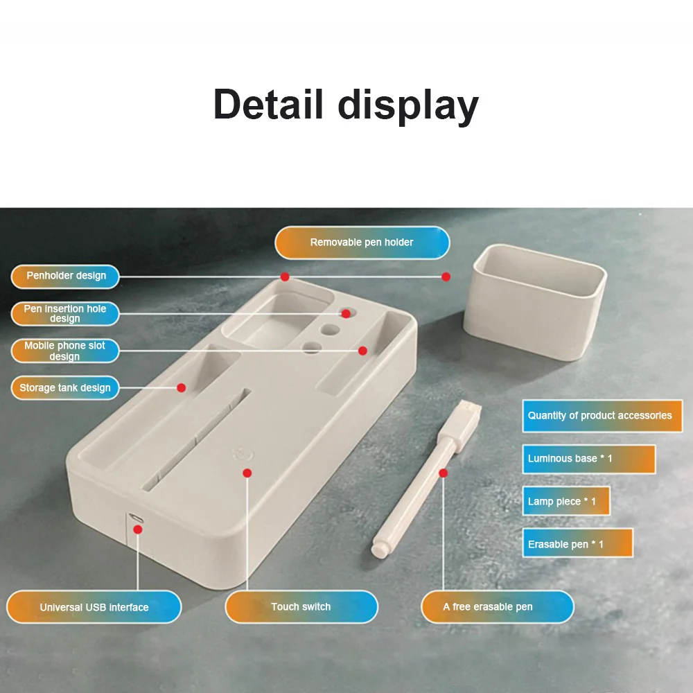 Placa de Nota LED com Caneta, Creative Night Light, USB Message Board, Holiday Light, Decoração Lâmpada, Presentes para Crianças, Namorada