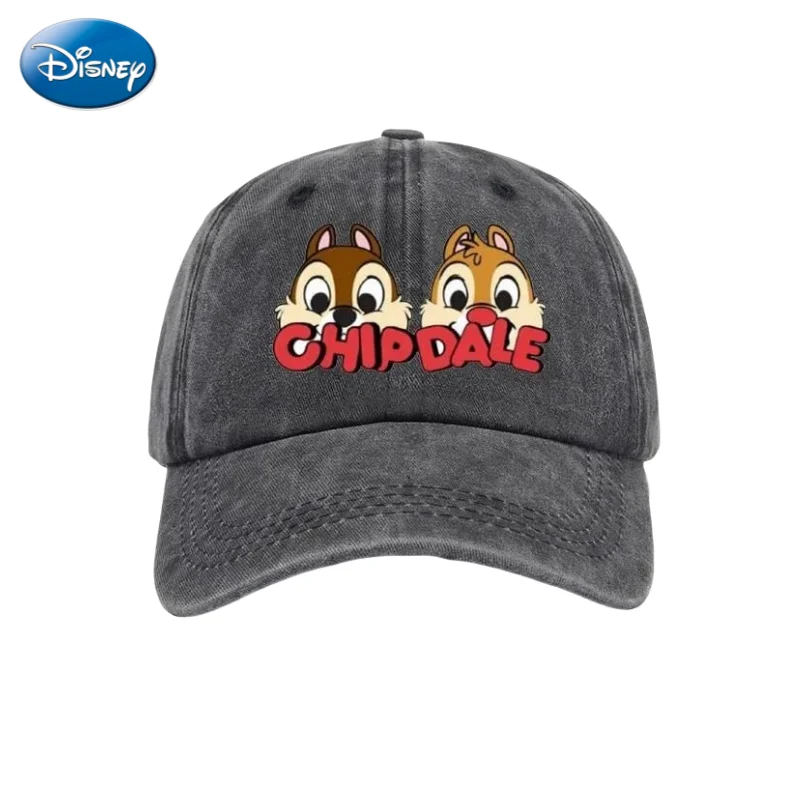 Disney Chip 'n' Dale Animation Cartoon Cute Baseball Cap Creative Personalized Retro Baseball Cap Sun Protection Sun Hat Gift