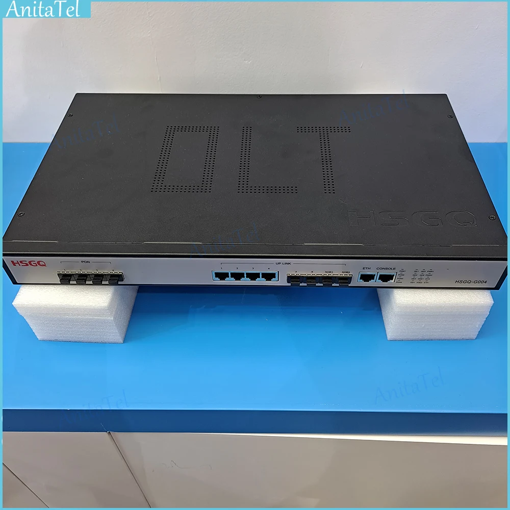 OLT HSGQ-G004 Fiber Optic Olt Gpon 4 Pon Olt Compatible With Other Brand ONU ONT With Module