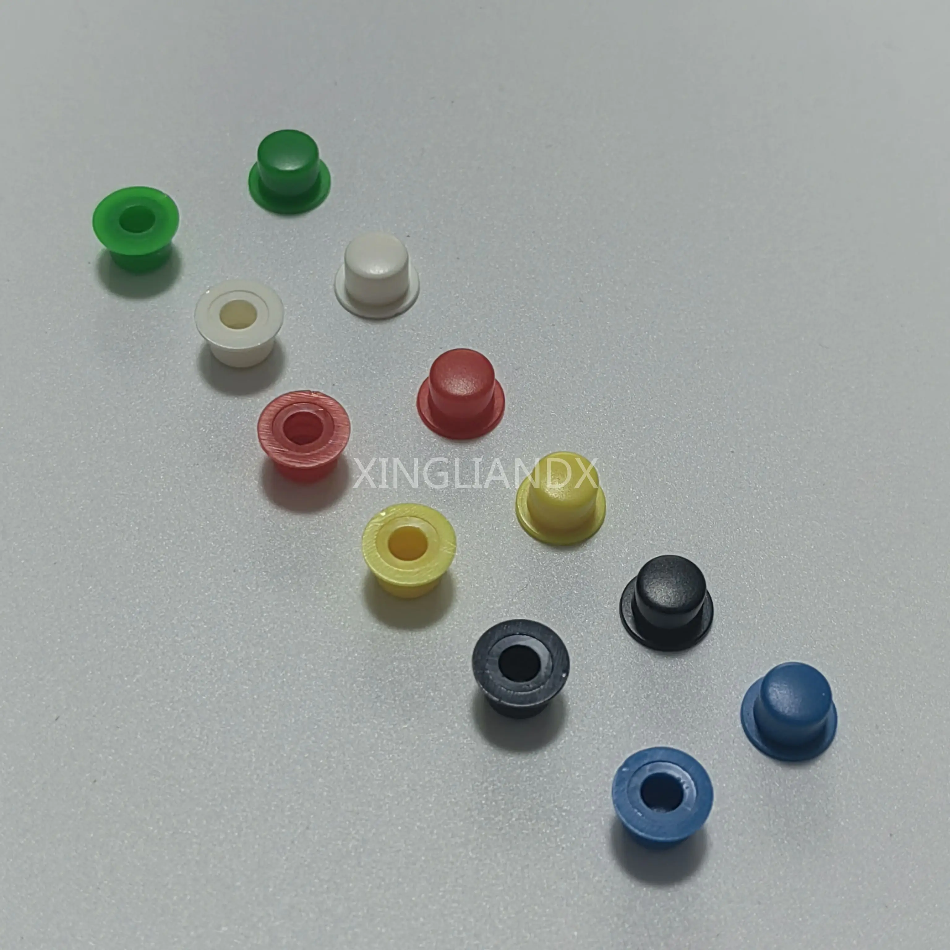 100PCS ID 3.1MM A101 Plastic Switch Button Caps Push Key Cap 4.5*7.4mm Hat Shape for 6*6 Tact Switches