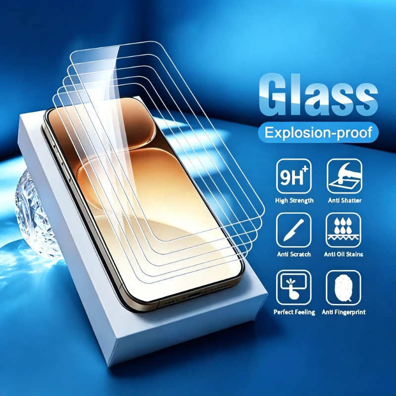 5Pcs Glass for HONOR 600 Pro Glass Tempered Glass Cover on Honor600 Screen Unlock Protective Film Honor600Pro 5G Global 6.57inch