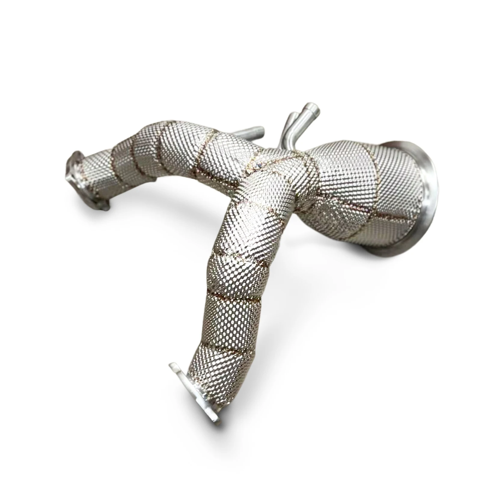 

Downpipe Exhaust Pipe for Porsche Cayenne 3.0T 2021-2024 Ss304 Heat Shield Performance Downpipe OPF DPF Catalyst Street