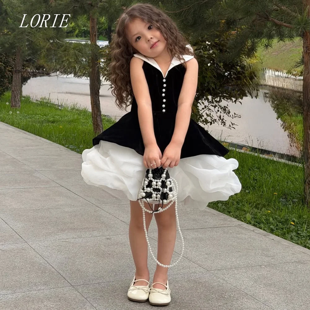 lorie-luxury-bow-dress-for-girls-v-neck-girl-communion-gowns-tiered-vvelvet-child-ceremony-girl-dress-customized-2026