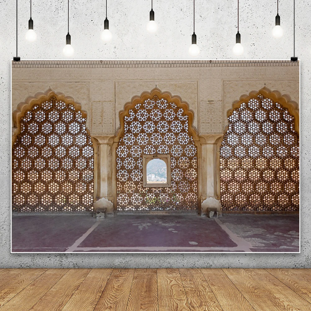 خلفية تصوير القصر المغربي العتيق ، فاتشيت ، سقف ، قاعة عبادة ، إسلامية ، حلالا ، شرق أوسطية ، عربية ، خلفية جدارية