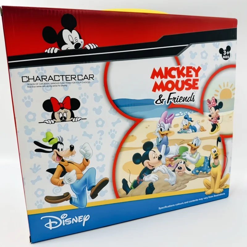 Hot Wheels Cartoon Car Toy Mickey Mouse & Friends Characters Car Mickey Minnie Donald Duck Daisy Car Model Kids Collectible Gift