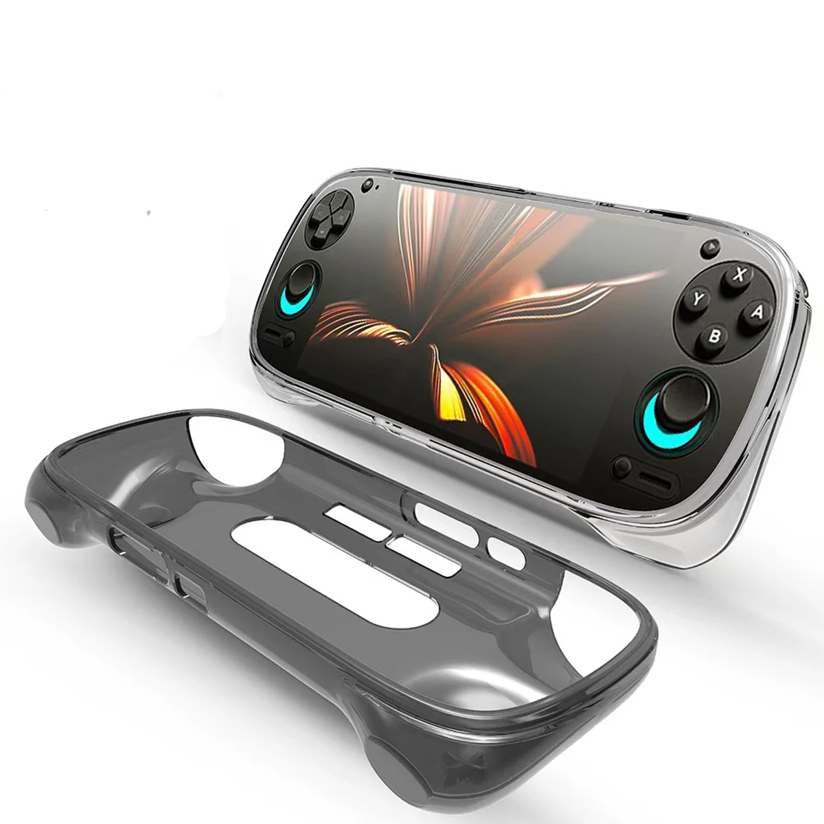 For Retroid Pocket 5 TPU Soft Grip Drop-proof Wear-resistant Game Console Grip Protective Case for RP5 Ergonomic Design Grip