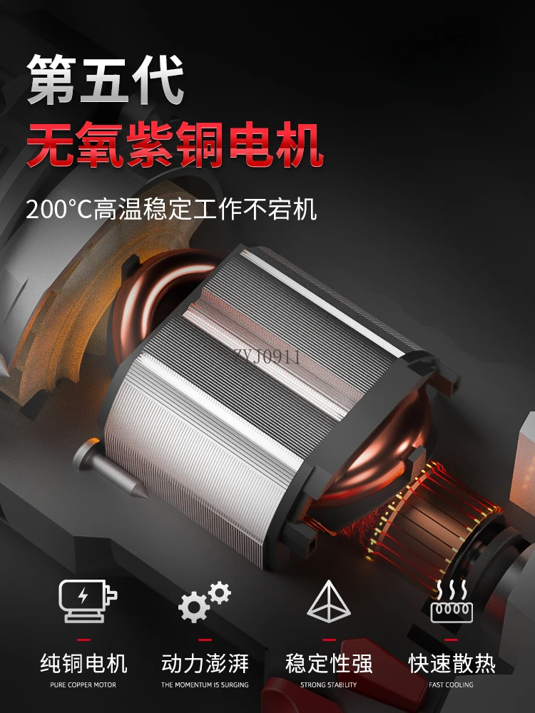 Marteau léger, perceuse à percussion industrielle, perceuse électrique, pic électrique à double usage, haute puissance