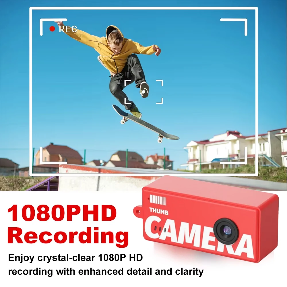 

Magecam Digital Camera 0.96 Inch Keychain Camera Retro Support Memory Card 1080P Very Small Camcorder Video Recorder with Flash
