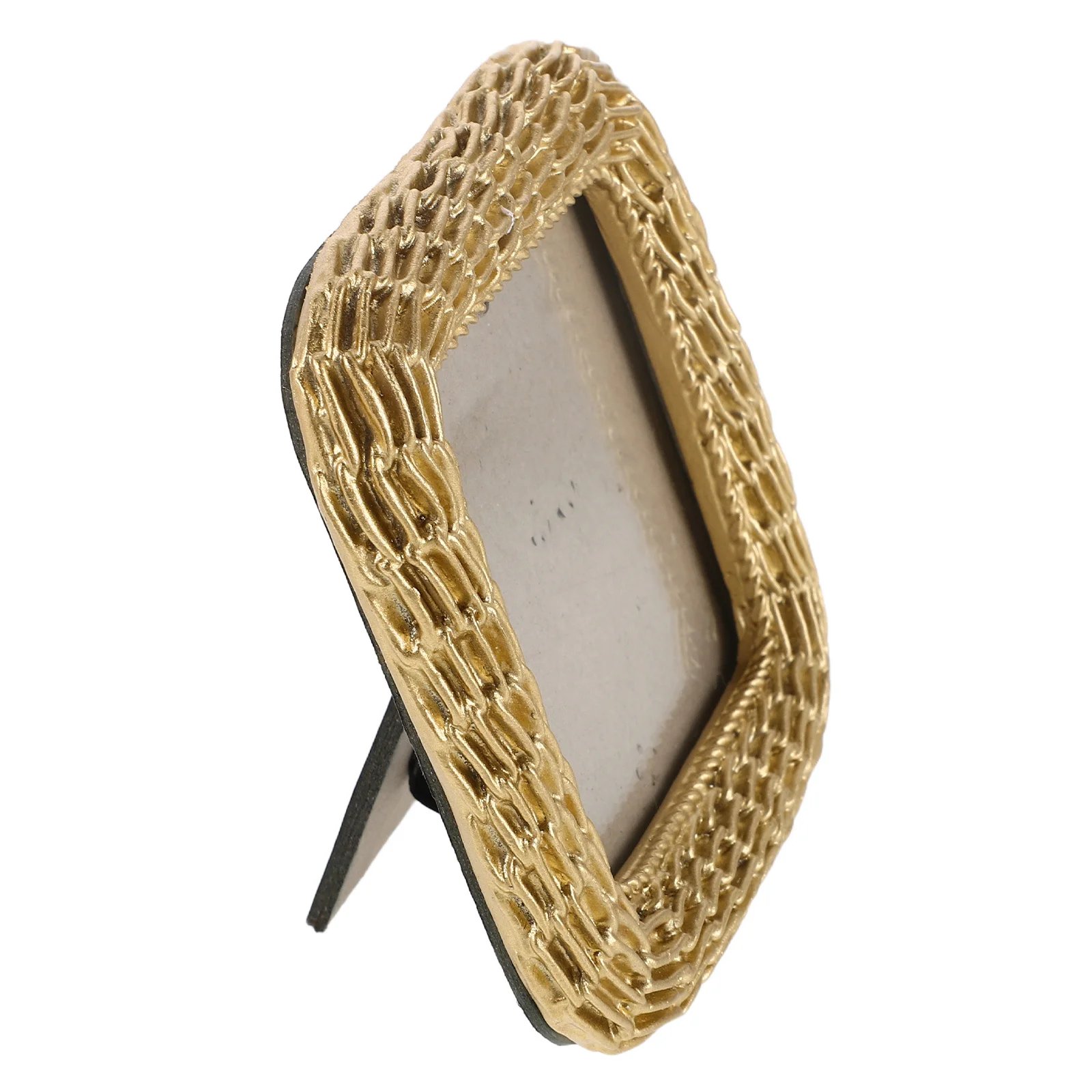 

Vintage Resin Picture Frame Ornate Gold Retro Wall Hanging and Tabletop Display Photo Frame for Wedding Memorial Poster