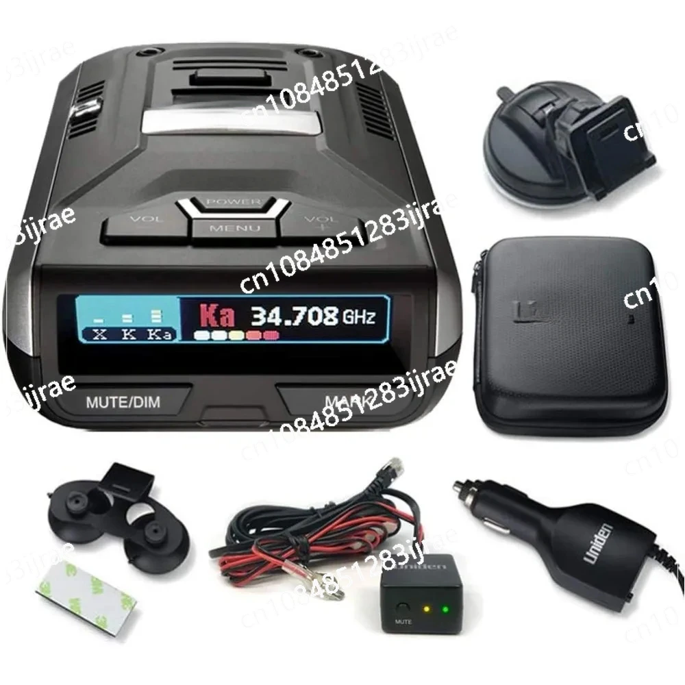 Uniden R3DSP R3 Dsp Extremely Long-Range Radar Detector/Laser Detector & RDA-HDWKT Radar Detector Smart Hardwire Kit, OLED