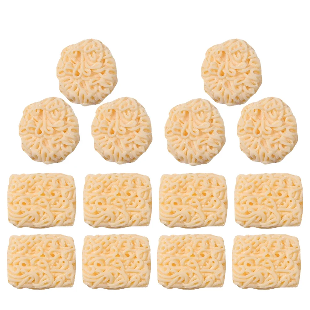 

24Pcs Mini Instant Noodles Realistic Fake Food Props Micro House Ornaments Resin Decorative Pretend Food Display