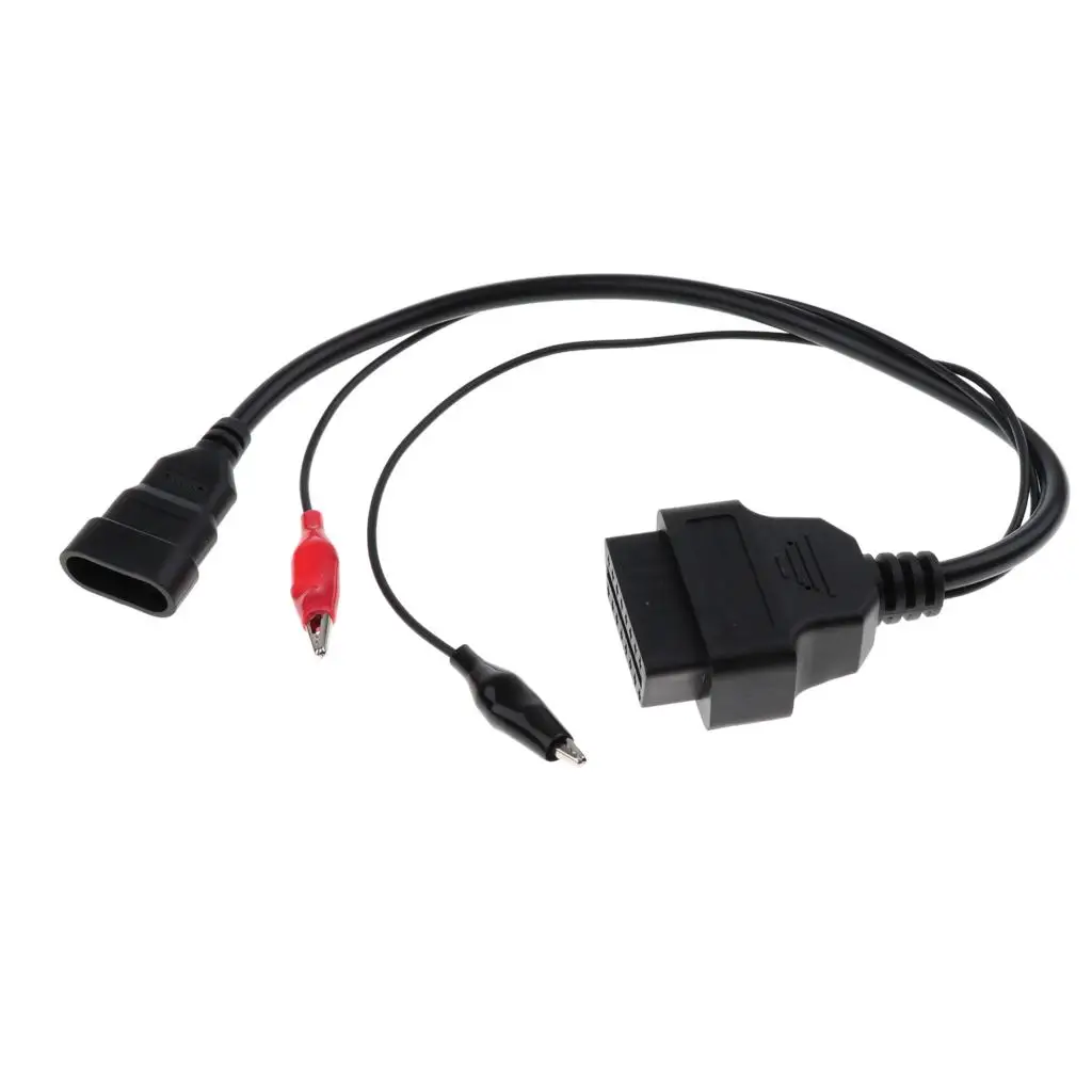 3 Pin OBD2 Pin adaptor kabel diagnostik untuk Fiat Alfa Lancia