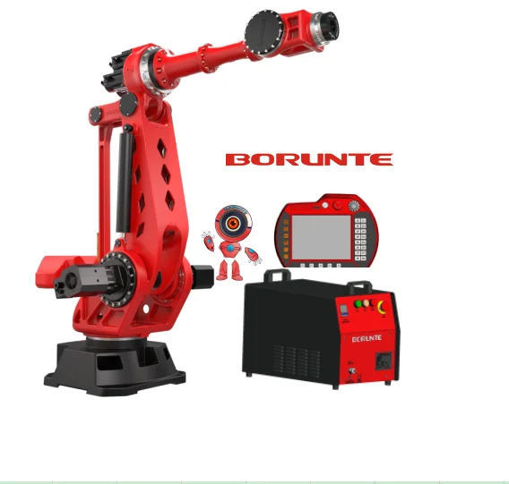 Heavy Robot Arm BRTIRUS3050B Industrial Robot BORUNTE Control Lifting Handling Stacking Loading And Unloading Robot Arm