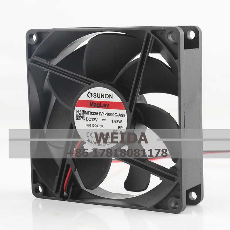 

Sunon 5V 24V 48V DC 12V 1.68W AC EC 9025 90X90X25MM 9CM Magnetic Suspension Chassis Inverter MF92251V1-1000C-A99 Cooling Fan