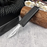 New Outdoor Pocket Folding Knife Carbon Steel Blade with 10 Replaceable Blades Sharp EDC Camping Knife Portable Survival Knife
