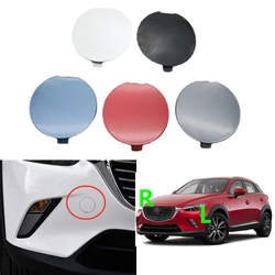 Car Accessories Front Bumper Trailer Cap Tow Hook Cover For Mazda CX-3 CX3 DK 2014-2023 Part Number D10J-50-A12A