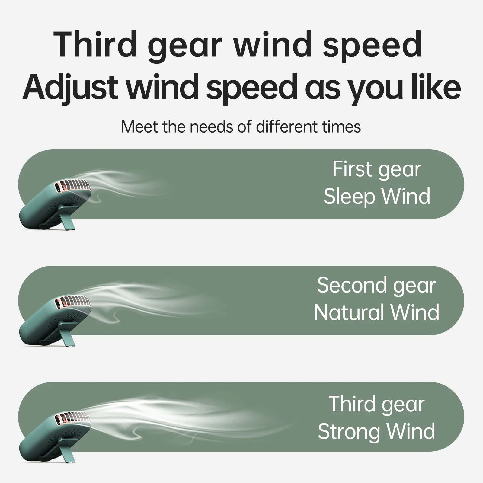 Portable Hanging Neck Fan Mini Fans with Adjustable Lanyard Bladeless USB Rechargeable Sports Cooling Fan for  Travel Hand fan