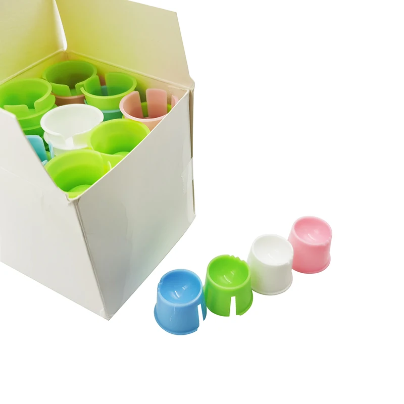 100Pcs Dental Mixing Cup Bowls Multi-Purpose Dappen Dish Bowls Mixed Color Dental Disposable Consumables