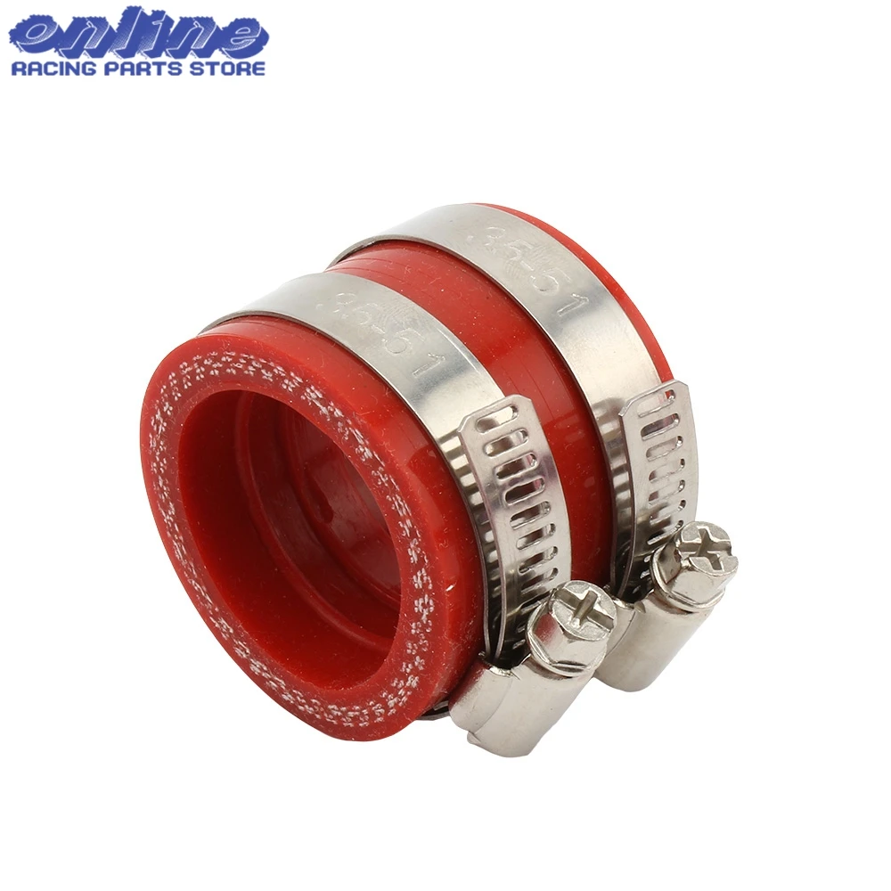 33/35/40/45mm adaptador de carburador interface entrada tubo para keihin mikuni oko koso pwk carburador acessórios motocross