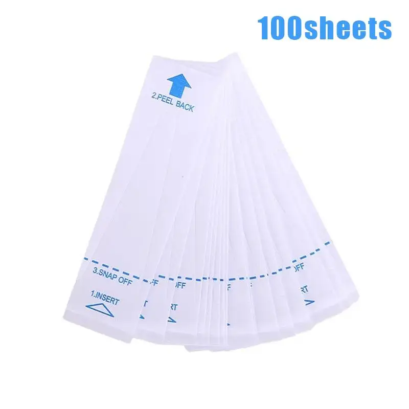 50/100PCS Waterproof Probe Covers for Digital Thermometers Disposable Sterile Sheath for Oral Rectal Underarm Clinical Home Use