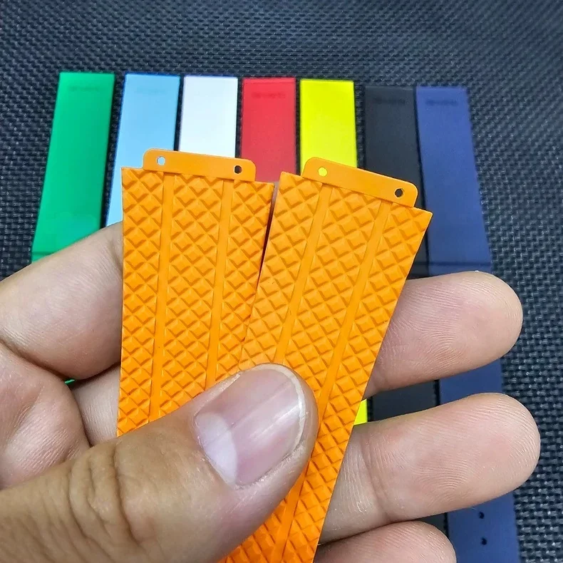AAA Fluororubber  Watchband 22x20mm For Hublot Strap Metal Insert For 41mm Women Big Bang Accessories 41mm 345 341 342