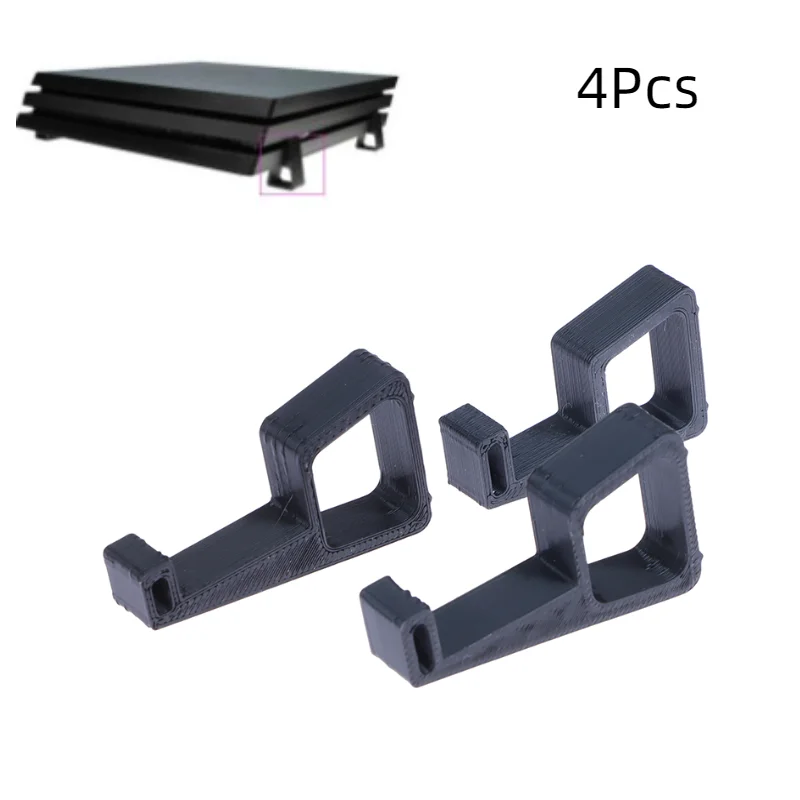 

4Pcs Accessories Bracket For PS4 Slim Pro Feet Stand Console Horizontal Holder Game Machine Cooling Legs Heat Dissipation Base