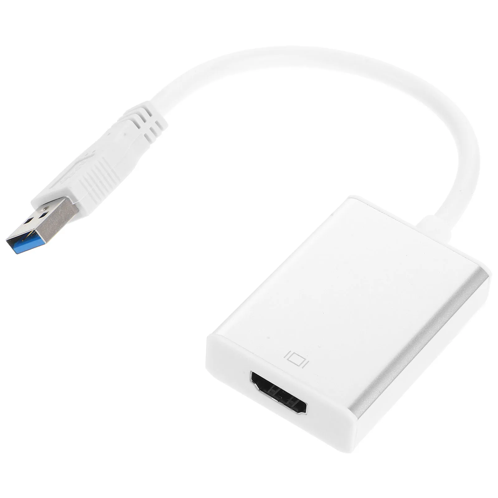 

USB3.0 to Adapter Cable External Graphics Converter Silver Flat for Laptop Desktop 480P 576P 720P 1080P USB to HDTV