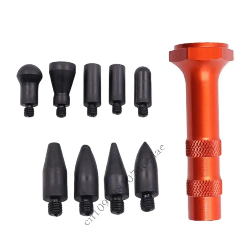 

0xxc Ergonomic Metal Car Dental Инструмент ремонта с взаимозаменяемой головкой для корпуса автомобиля