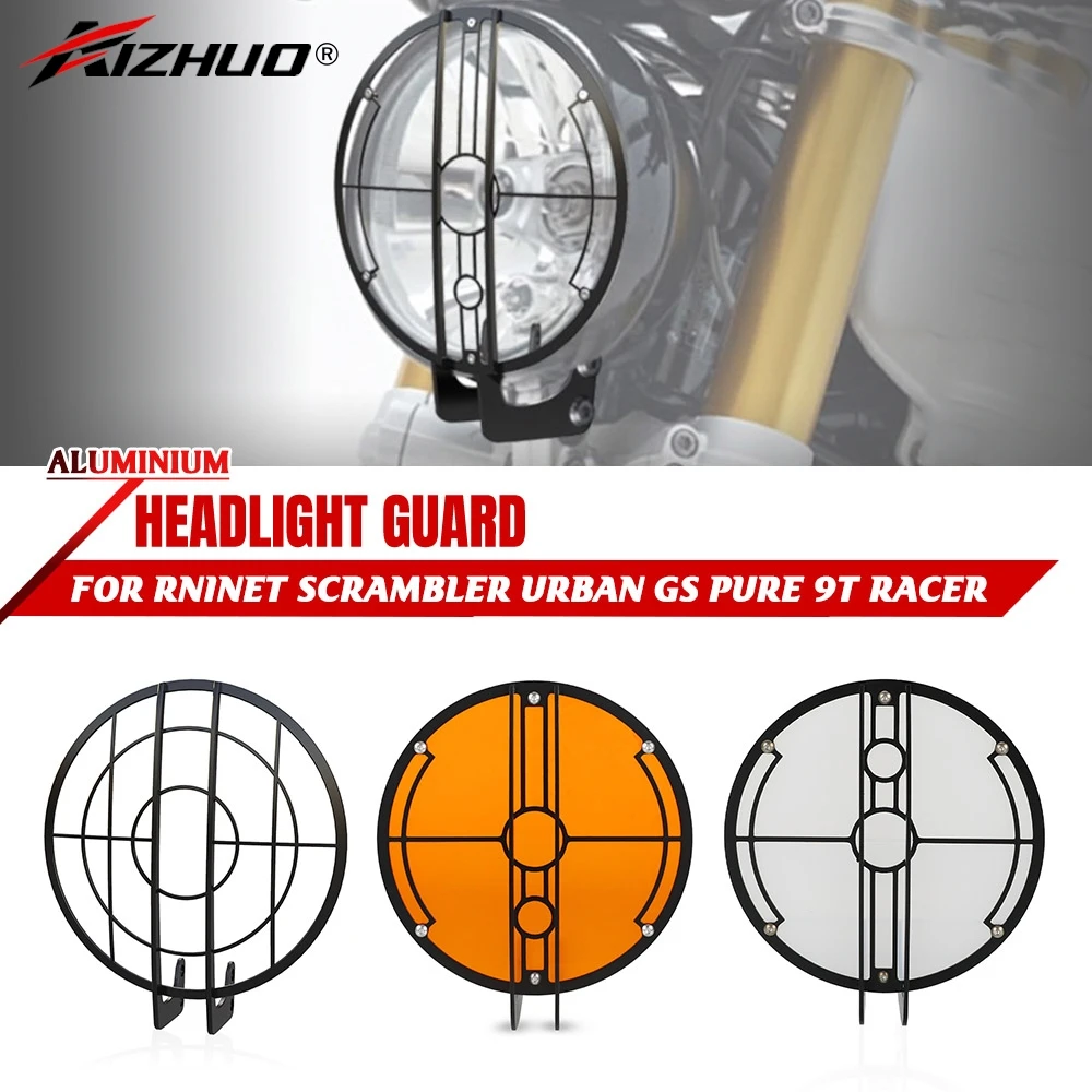 

For BMW RNineT Scrambler (K23) RnineT Scrambler Motorcycle Headlight Head Light Guard Protector Cover Protection Grill R Nine T