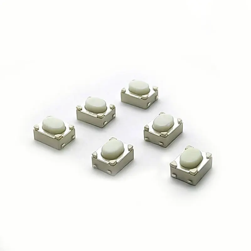 Microinterruptor táctil SMD, 3x4x100mm, 3x4x2,5mm, 2,5 unids/lote