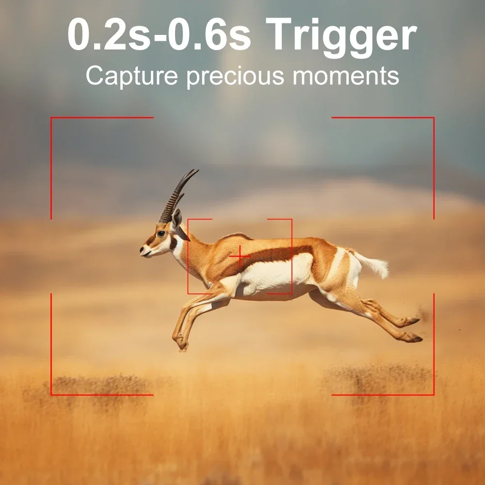 Mini HD Hunting Camera with 940nm Infrared Night Vision, Waterproof Trail Camera for Wildlife Monitoring and Scouting