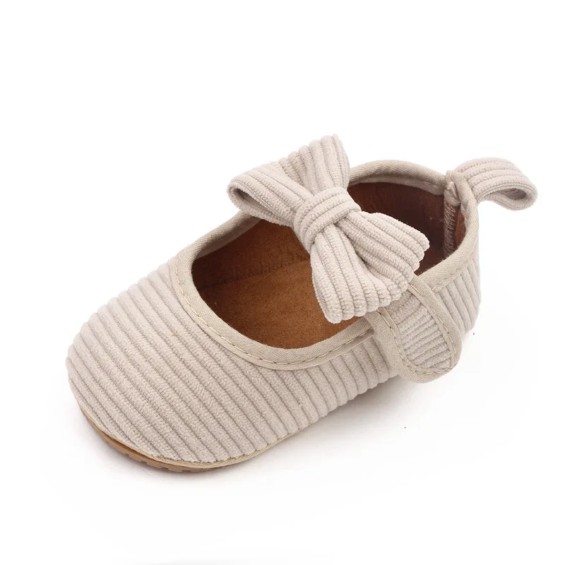 Spring and Autumn Style 0-1 Year Old Baby Shoes Bow Tie Soft Soled Princess Baby Shoes Baby Shoes