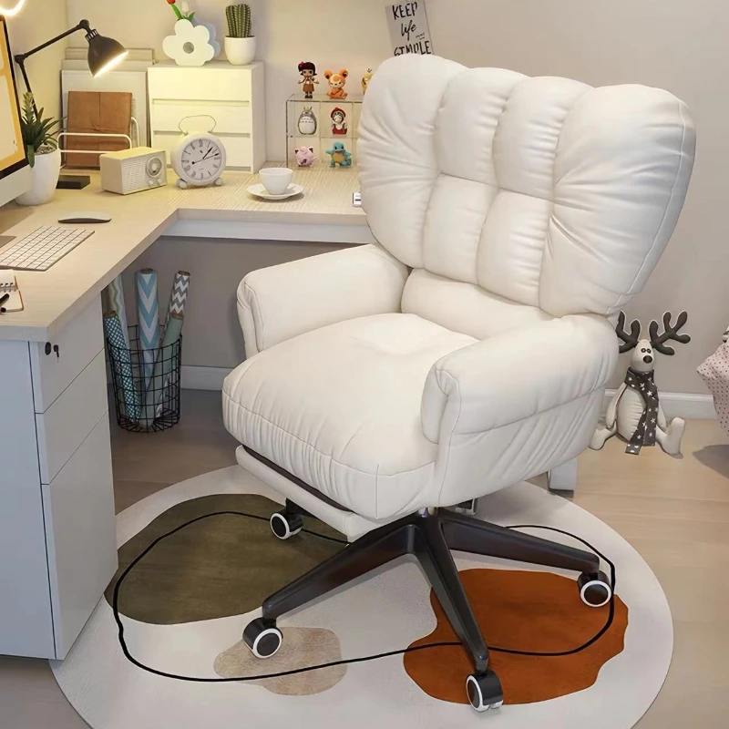 

Internet Celebrity Makeup E-sports Study Office Computer Chair, Comfortable Sedentary Lazy Sofa Chair, Reclining and Rotatable