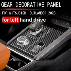 Center Console Decoration Frame Cover Gear Shift Panel Trim for Mitsubishi Outlander Interior Accessories 2022 2023 2024 (LHD)