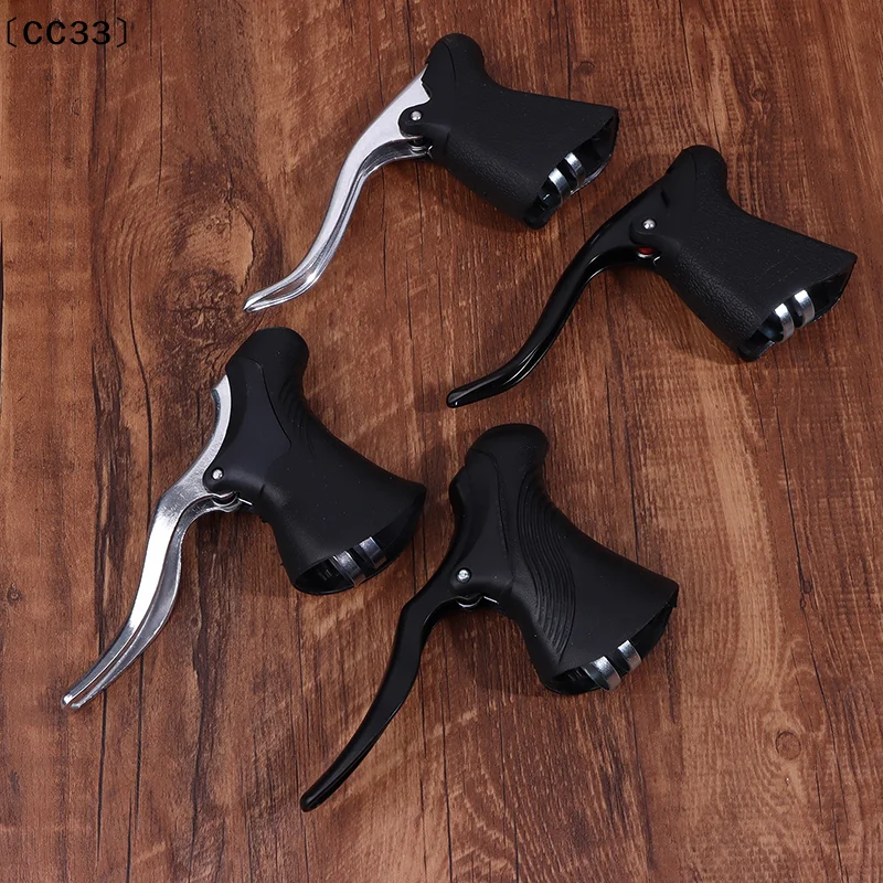 

Велосипедные тормозные ручки для шоссейных велосипедов, противоскользящие, алюминиевые, передние и задние тормозные рычаги, тормозные ручки для руля-барана, тормозные ручки на руль〔CC33〕