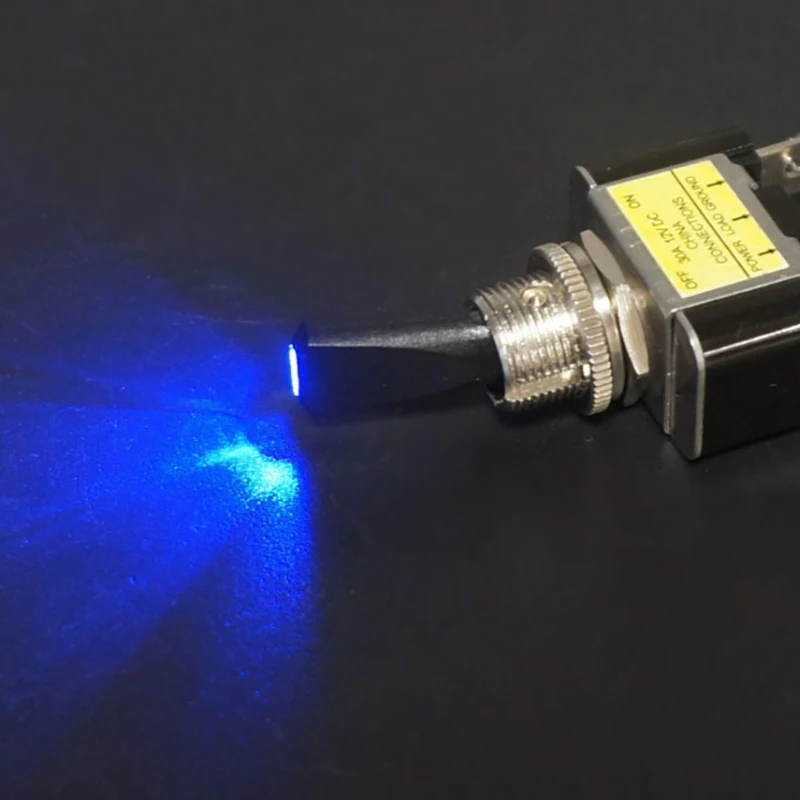 1PCS 30A 12V LED Toggle Switch Lighted Toggle Rocker Switch SPST ON Off 2 Position 3Pin For Automotive Car Aircraft