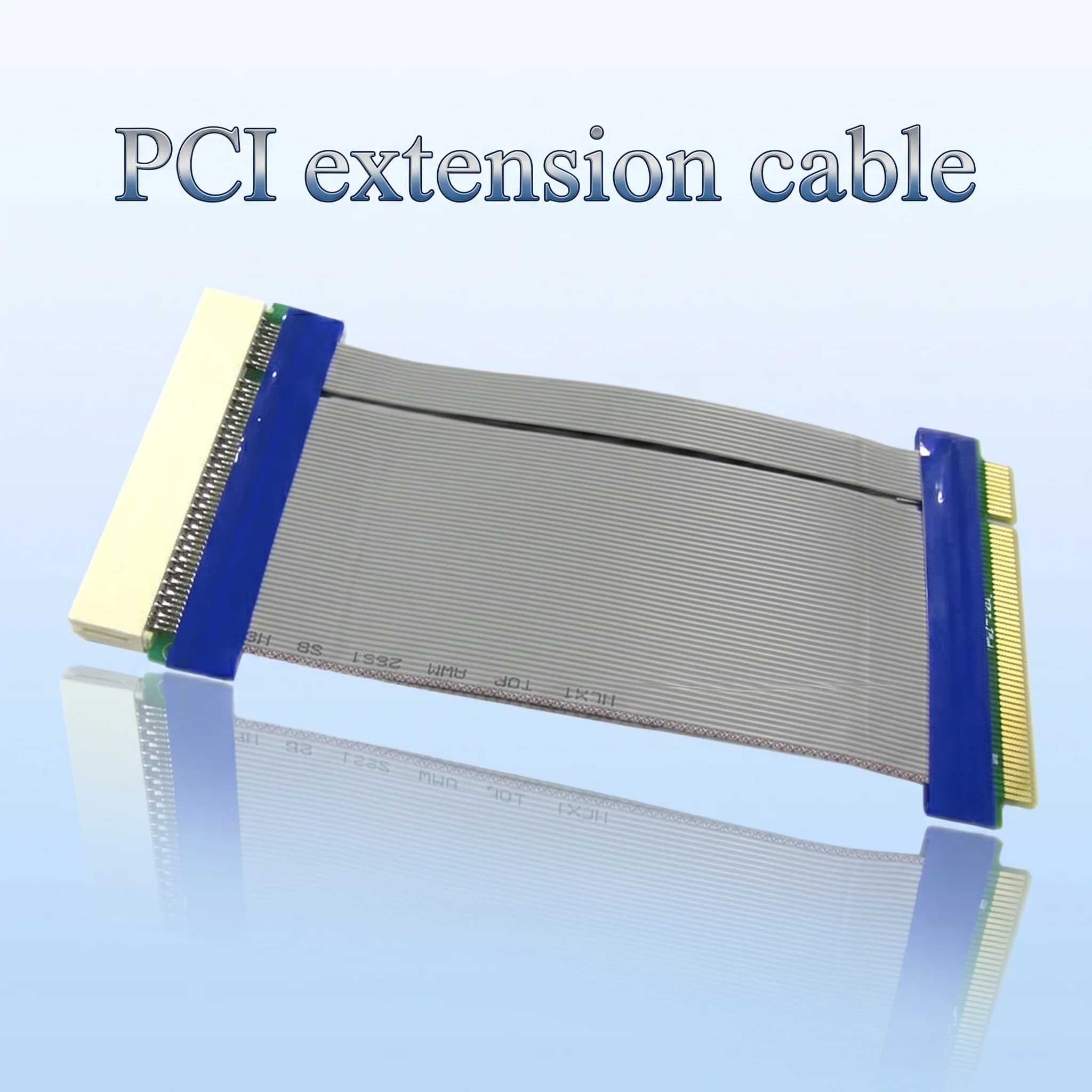 HYX miedziany kabel taśmowy PCI Sound Network przedłużacz karty graficznej konwerter płaski obsługuje urządzenia 32-bitowy Riser PCI