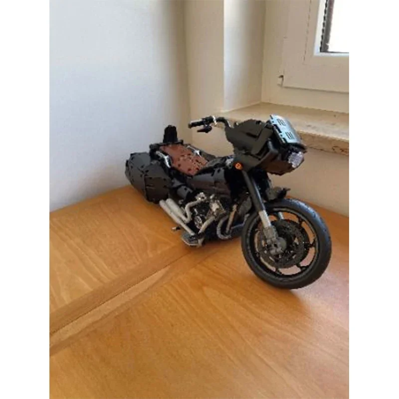 Htmoc Motor Moto Racing AUTO Motor Stad Voertuig Sets Off Road Model Bouwstenen MOC Kits Kinderen Speelgoed film auto's