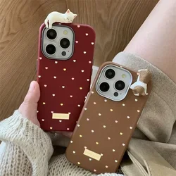 Colorful Love Heart Kitten 3D DIY Doll Soft Case For infinix Smart 9 6 7 8 Note 30 Pro Hot 30 50i 40i 40 30i 10 11 Spark Go