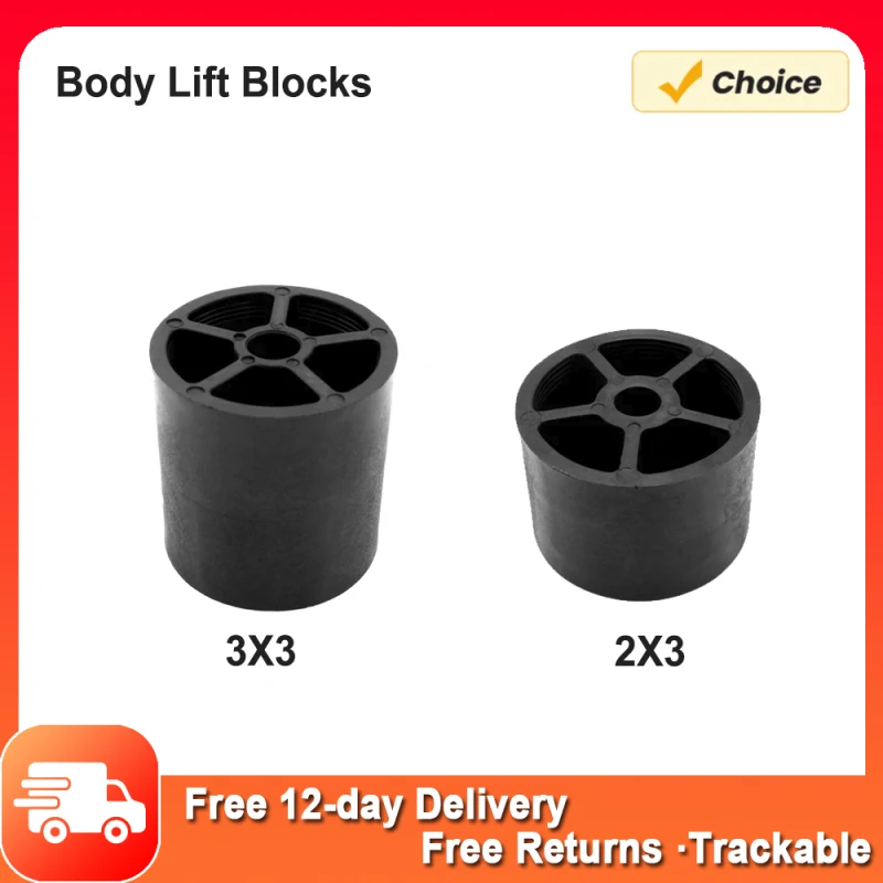 Body Lift Kit Blocks 2\'\' Tall x 3\'\' Wide Ships For FREE high-grade Body Lift Blocks holding up to 60000 lbs