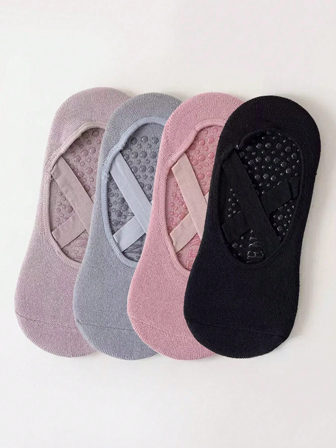 1/2/3/4/5 Rutschfeste Yoga-Socken Fitness-Übungs-Socken Professionelle Rutschfeste Damen-Yoga-Socken für Aerial Pilates