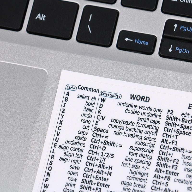 Computer Referenz Tastatur Short cut Aufkleber Kleber für Windows PC Laptop Desktop für Short cut für Short cut